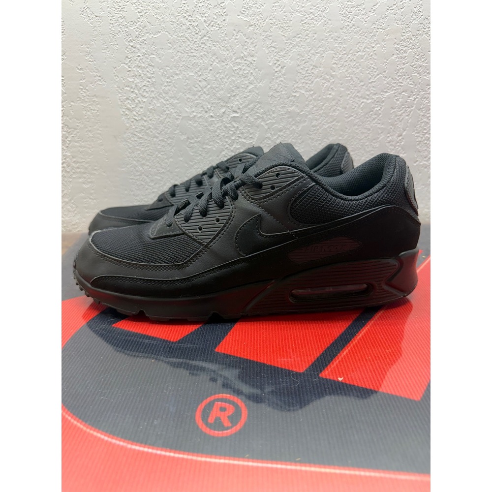Nike Air Max 90 Triple Black CN8490-003 Mens Running Shoes Sneakers